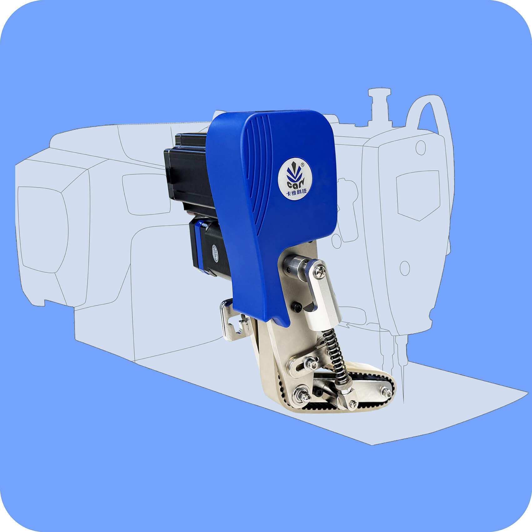 TD Blue Whale tracked digital puller